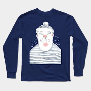 seaman and seagulls Long Sleeve T-Shirt